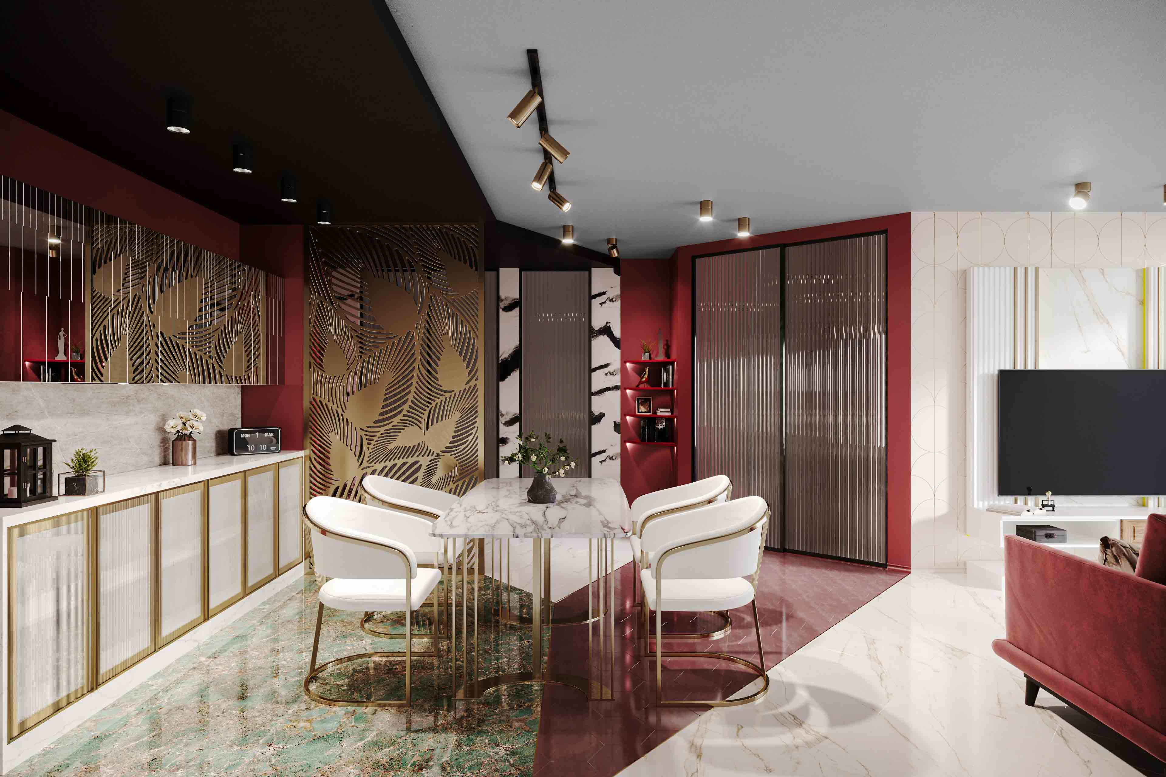 Art Deco dining room